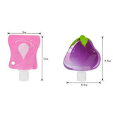 Maxbell Maxbell Refillable Empty Squeeze Pouch Lotion Squeezable Bag Bottle Eggplant