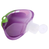 Maxbell Maxbell Refillable Empty Squeeze Pouch Lotion Squeezable Bag Bottle Eggplant