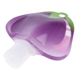 Maxbell Maxbell Refillable Empty Squeeze Pouch Lotion Squeezable Bag Bottle Eggplant