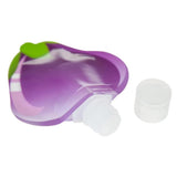 Maxbell Maxbell Refillable Empty Squeeze Pouch Lotion Squeezable Bag Bottle Eggplant