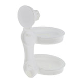 Maxbell Maxbell Traceless Suction Double Layer Soap Holder Bathroom Shower Soap Box Dish