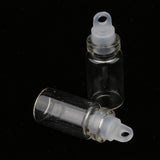 60 Pieces Mini Clear Glass Jars Vials Essential Oil DIY Decoration Bottles