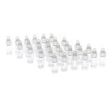 60 Pieces Mini Clear Glass Jars Vials Essential Oil DIY Decoration Bottles