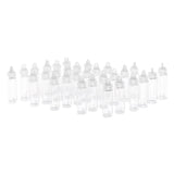 60 Pieces Mini Clear Glass Jars Vials Essential Oil DIY Decoration Bottles