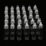60 Pieces Mini Clear Glass Jars Vials Essential Oil DIY Decoration Bottles