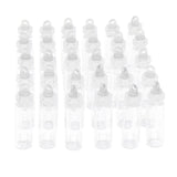 60 Pieces Mini Clear Glass Jars Vials Essential Oil DIY Decoration Bottles