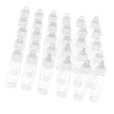 60 Pieces Mini Clear Glass Jars Vials Essential Oil DIY Decoration Bottles