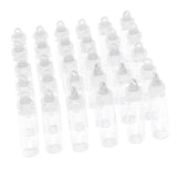 60 Pieces Mini Clear Glass Jars Vials Essential Oil DIY Decoration Bottles