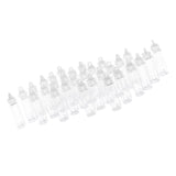 60 Pieces Mini Clear Glass Jars Vials Essential Oil DIY Decoration Bottles