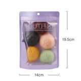 Maxbell Maxbell 5Piece Konjac Cleansing Sponge facial Washing Pad exfoliator DeepClean Round