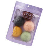 Maxbell Maxbell 5Piece Konjac Cleansing Sponge facial Washing Pad exfoliator DeepClean Round
