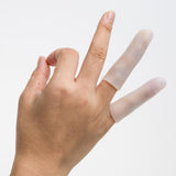 Maxbell Maxbell 2 Pairs Thumb Protectors Splint Silicone Finger Sleeves Caps Cover White