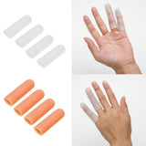 Maxbell Maxbell 2 Pairs Thumb Protectors Splint Silicone Finger Sleeves Caps Cover White
