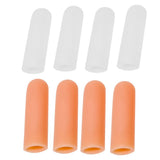 Maxbell Maxbell 2 Pairs Thumb Protectors Splint Silicone Finger Sleeves Caps Cover White