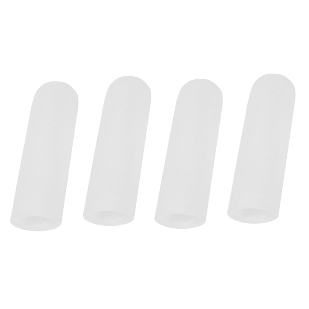 Maxbell Maxbell 2 Pairs Thumb Protectors Splint Silicone Finger Sleeves Caps Cover White