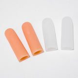 Maxbell Maxbell 2 Pairs Thumb Protectors Splint Silicone Finger Sleeves Caps Cover White