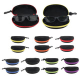 Maxbell Maxbell 2x Portable Zipper Spectacle Sunglass Eyeglass Case Box Storage Pouch Red