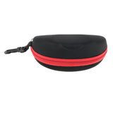 Maxbell Maxbell 2x Portable Zipper Spectacle Sunglass Eyeglass Case Box Storage Pouch Red