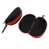 Maxbell Maxbell 2x Portable Zipper Spectacle Sunglass Eyeglass Case Box Storage Pouch Red