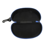 Maxbell Maxbell 2x Portable Zipper Spectacle Sunglass Eyeglass Case Box Storage Pouch Blue