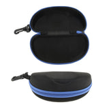 Maxbell Maxbell 2x Portable Zipper Spectacle Sunglass Eyeglass Case Box Storage Pouch Blue