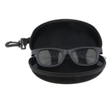 Maxbell Maxbell 2x Portable Zipper Spectacle Sunglass Eyeglass Case Box Storage Pouch Black