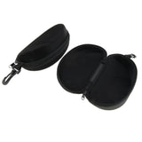 Maxbell Maxbell 2x Portable Zipper Spectacle Sunglass Eyeglass Case Box Storage Pouch Black