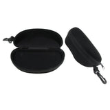 Maxbell Maxbell 2x Portable Zipper Spectacle Sunglass Eyeglass Case Box Storage Pouch Black