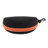 Maxbell Maxbell 2x Portable Zipper Spectacle Sunglass Eyeglass Case Box Storage Pouch Orange