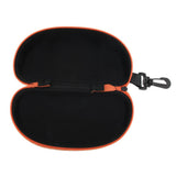 Maxbell Maxbell 2x Portable Zipper Spectacle Sunglass Eyeglass Case Box Storage Pouch Orange