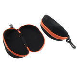 Maxbell Maxbell 2x Portable Zipper Spectacle Sunglass Eyeglass Case Box Storage Pouch Orange