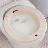 Maxbell Maxbell Pregnant Women Hemorrhoids Patient Men Toilet Sitz Bath Tub Hip Basin Yellow