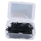 Maxbell Maxbell 50 Pieces Bamboo Charcoal Floss Flosser Toothpicks Stick Interdental Sticks