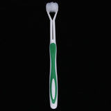 Maxbell Maxbell Pack of 3pcs, 3 Sided Deep Clean Whitening Soft Toothbrushes with 4 Brush Heads Replacement