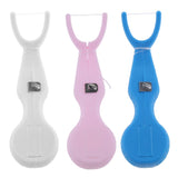 Maxbell Maxbell Reusable Interdental Brush Floss Holder Bar Wand with 30 Meter Floss White