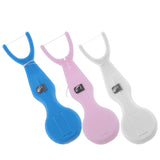 Maxbell Maxbell Reusable Interdental Brush Floss Holder Bar Wand with 30 Meter Floss White