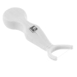Maxbell Maxbell Reusable Interdental Brush Floss Holder Bar Wand with 30 Meter Floss White