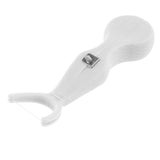 Maxbell Maxbell Reusable Interdental Brush Floss Holder Bar Wand with 30 Meter Floss White