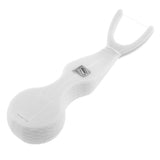 Maxbell Maxbell Reusable Interdental Brush Floss Holder Bar Wand with 30 Meter Floss White