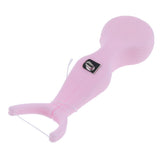 Maxbell Maxbell Reusable Interdental Brush Floss Holder Bar Wand with 30 Meter Floss Pink
