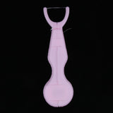 Maxbell Maxbell Reusable Interdental Brush Floss Holder Bar Wand with 30 Meter Floss Pink