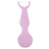 Maxbell Maxbell Reusable Interdental Brush Floss Holder Bar Wand with 30 Meter Floss Pink