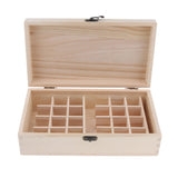 Maxbell Maxbell Essential Oil Box, Wooden Storage Case Organizer Holds 25 Bottles For Carrying or Displaying, Keeping Your Oils Safe