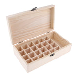 Maxbell Maxbell Essential Oil Box, Wooden Storage Case Organizer Holds 25 Bottles For Carrying or Displaying, Keeping Your Oils Safe