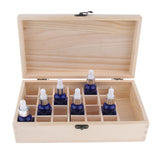 Maxbell Maxbell Essential Oil Box, Wooden Storage Case Organizer Holds 25 Bottles For Carrying or Displaying, Keeping Your Oils Safe