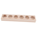 2 Pieces Wood Essential Oils Perfume Display Storage Organizer Holder Stand