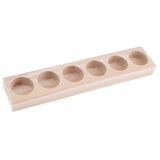 2 Pieces Wood Essential Oils Perfume Display Storage Organizer Holder Stand