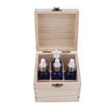 Maxbell Maxbell 9 Grids 10ml Wooden Essential Oil Storage Box Aromatherapy Organizer Case