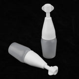 Maxbell Maxbell 10 Pcs 5/10ml White Plastic Empty Squeezable Dropper Bottles Refillable 5ml