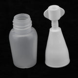 Maxbell Maxbell 10 Pcs 5/10ml White Plastic Empty Squeezable Dropper Bottles Refillable 5ml